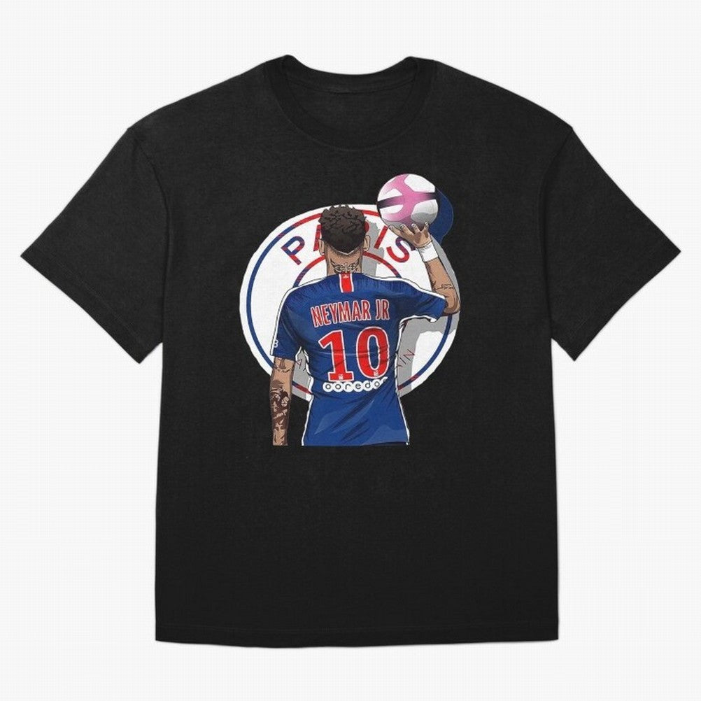 Art Neymar Illustration Classic T-Shirt Join FIFA World Cup 2026 USA Canada Mexico Highlighting Mbappe, France Energy, Soccer Culture, Superstar Moments, National Team Dreams and Competitive Fire; Built for Supporters Chasing Trophy Dreams, Final