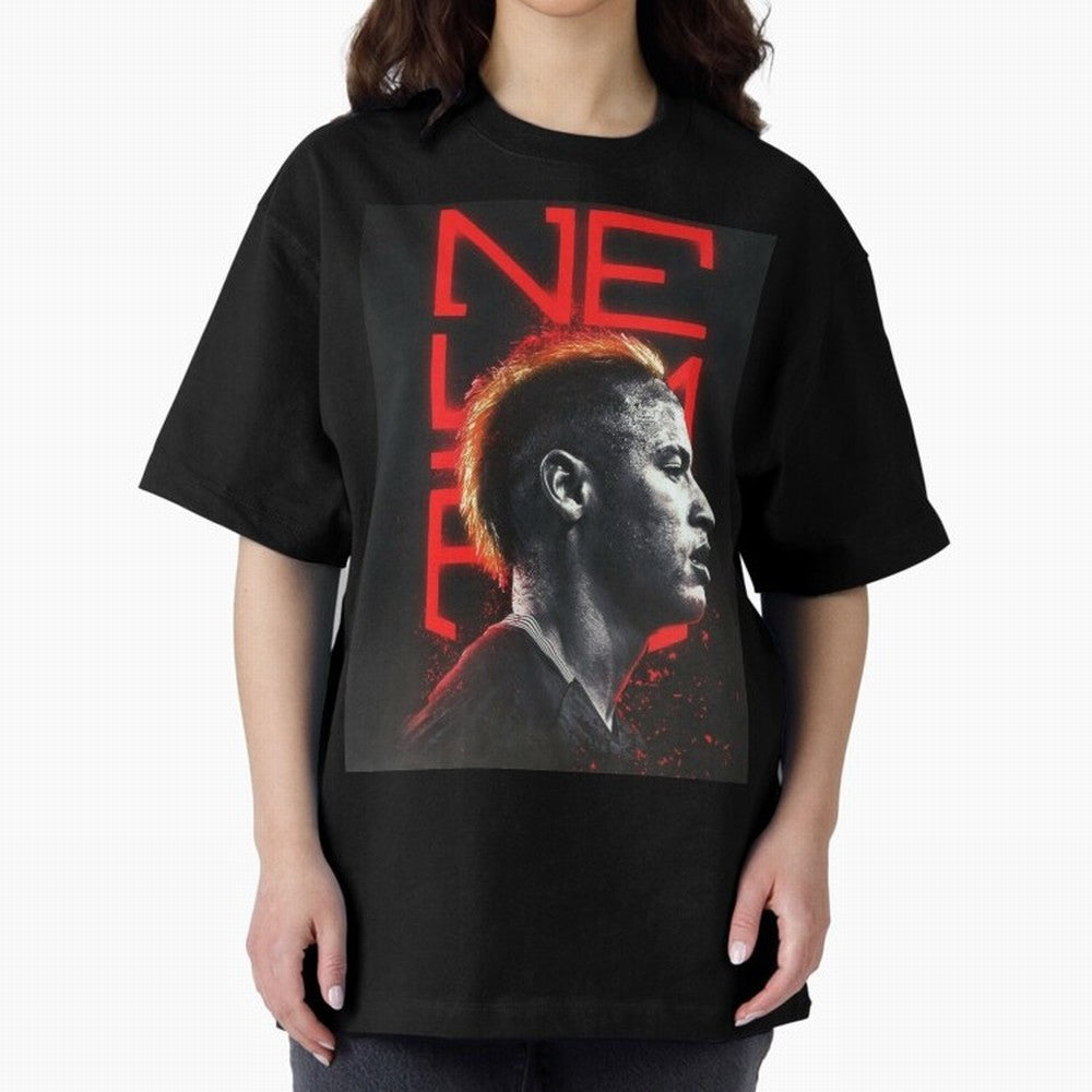 Black Wallpaper Neymar Classic T-Shirt Carry FIFA World Cup 2026 for Fans of CR7 and Messi and Portugal, Bringing Football History, Final Match Energy, Crowd Noise and Once in a Lifetime Moments; Ideal for Fans Who Follow Messi, Cristiano Ronaldo,