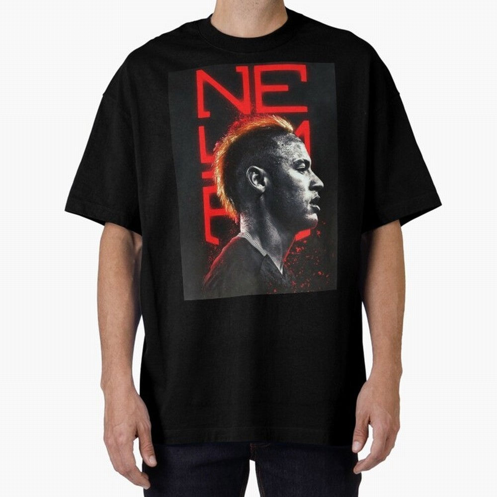 Black Wallpaper Neymar Classic T-Shirt Carry FIFA World Cup 2026 for Fans of CR7 and Messi and Portugal, Bringing Football History, Final Match Energy, Crowd Noise and Once in a Lifetime Moments; Ideal for Fans Who Follow Messi, Cristiano Ronaldo,