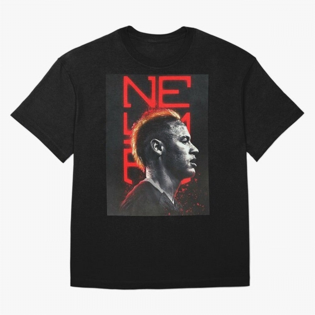 Black Wallpaper Neymar Classic T-Shirt Carry FIFA World Cup 2026 for Fans of CR7 and Messi and Portugal, Bringing Football History, Final Match Energy, Crowd Noise and Once in a Lifetime Moments; Ideal for Fans Who Follow Messi, Cristiano Ronaldo,