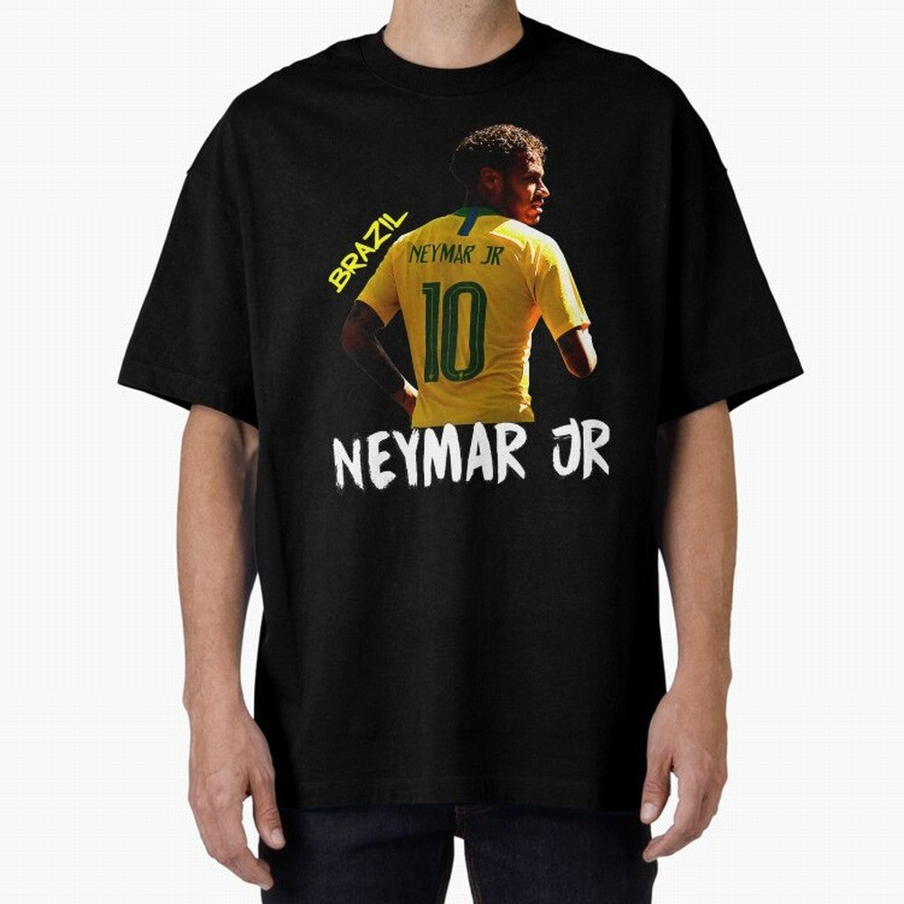 Brazil Neymar Selecao Oversized T-Shirt Create FIFA World Cup 2026 Group Stage Spirit, Made for Spain and Netherlands, Cristiano Ronaldo, Match Day Excitement, Supporter Culture, Golden Goals and Global Football Passion; Ideal for Football Dads,