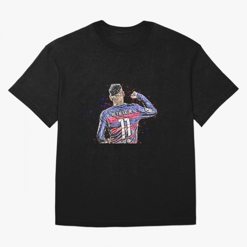 Neymar Oversized T-Shirt Cheer through Every Moment of Global Football Passion for FIFA World Cup 2026, Celebrating Messi, Neymar and Mbappe, France, Fan Favorite Moments, National Team Passion, Big Match Drama and Soccer History; Made for Die Hard