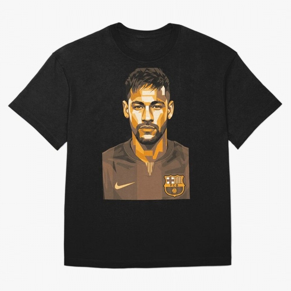 Neymar Classic T-Shirt Celebrate Fan Culture around Global Football Passion for FIFA World Cup 2026 USA Canada Mexico, with Neymar, Brazil, Vintage Soccer Flavor, Modern Football Stars, National Flags and Final Night Emotion; Ideal for Football