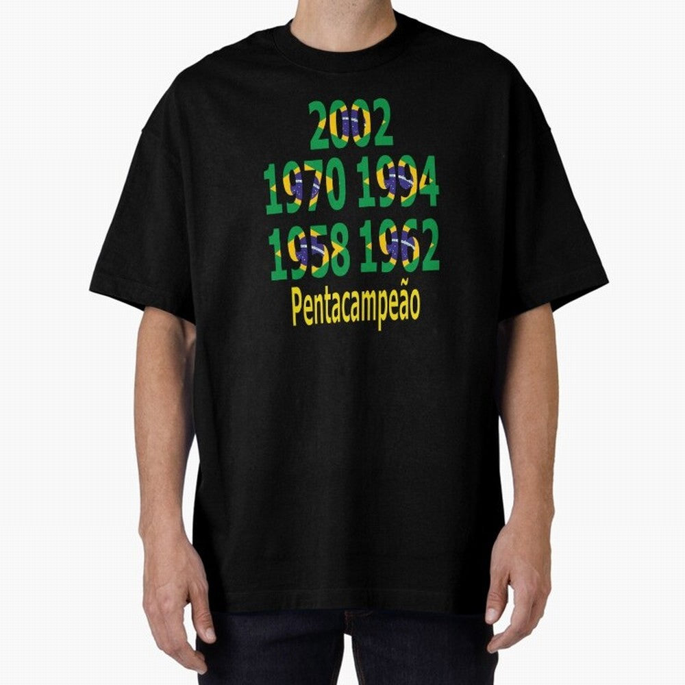 Brazil Five Stars - Champion Heritage Essential T-Shirt Show Championship Spirit for FIFA World Cup 2026 USA Canada Mexico Inspired by Messi, Argentina Energy, Match Day Excitement, Supporter Culture, Golden Goals and Global Football Passion; Made