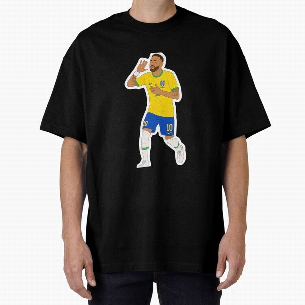 Neymar Jr Oversized T-Shirt Fuel FIFA World Cup 2026 USA Canada Mexico Centered on CR7, France Energy, Football Passion, Legendary Performances, Festival Vibes and Supporter Community; Ideal for Football Dads, Football Moms, Friends, Collectors and