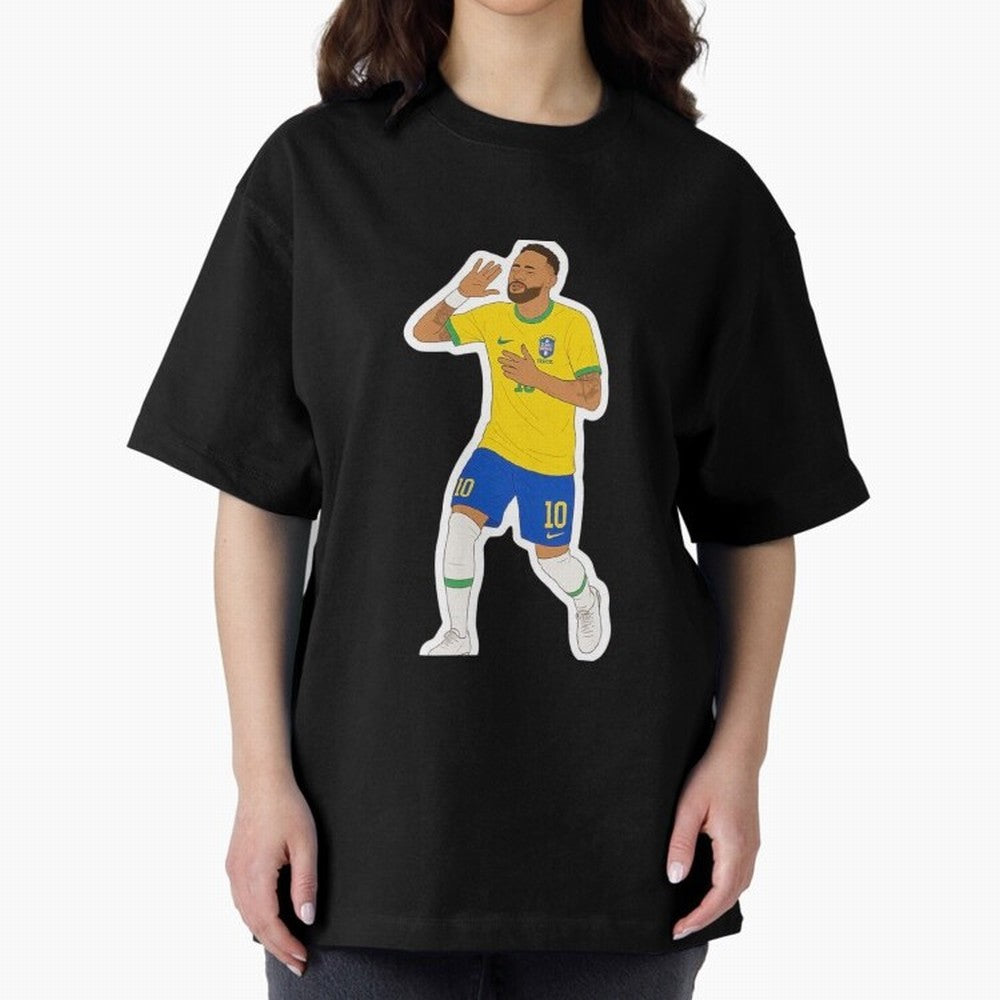 Neymar Jr Oversized T-Shirt Fuel FIFA World Cup 2026 USA Canada Mexico Centered on CR7, France Energy, Football Passion, Legendary Performances, Festival Vibes and Supporter Community; Ideal for Football Dads, Football Moms, Friends, Collectors and