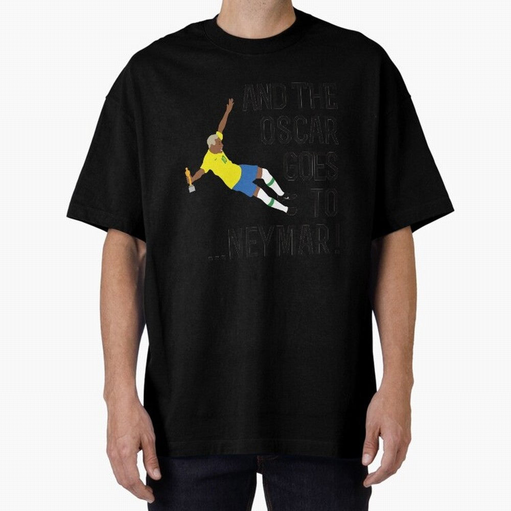 Neymar Diving Oversized T-Shirt Celebrate Rivalries and Pride in FIFA World Cup 2026 USA Canada Mexico for Fans of Messi and Cristiano Ronaldo and Argentina, Bringing Football History, Final Match Energy, Crowd Noise and Once in a Lifetime Moments;