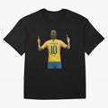 neymar jr Oversized T-Shirt Remember Iconic Moments from FIFA World Cup 2026 USA Canada Mexico for Fans of Haaland and France and Portugal, Bringing Fan Favorite Moments, National Team Passion, Big Match Drama and Soccer History; Ideal for Fans Who