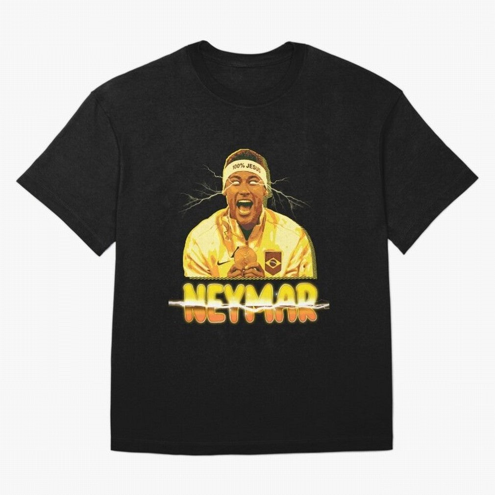 Neymar Jr Art Classic T-Shirt Support Iconic Players in Global Football Passion for FIFA World Cup 2026, Celebrating Messi and Cristiano Ronaldo, Germany, Match Day Excitement, Supporter Culture, Golden Goals and Global Football Passion; Ideal for