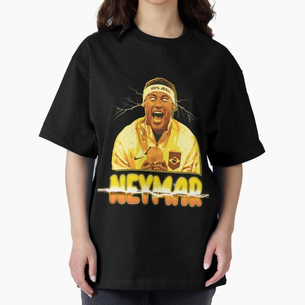 Neymar Jr Art Classic T-Shirt Support Iconic Players in Global Football Passion for FIFA World Cup 2026, Celebrating Messi and Cristiano Ronaldo, Germany, Match Day Excitement, Supporter Culture, Golden Goals and Global Football Passion; Ideal for