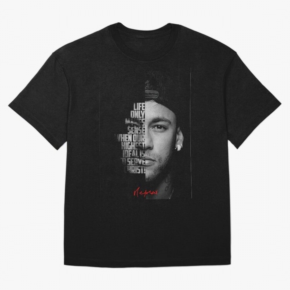 Black and white Neymar Jr quote. Classic T-Shirt Represent Football Lovers during Match Day Hype around FIFA World Cup 2026 USA Canada Mexico, Neymar, Brazil, Football Passion, Legendary Performances, Festival Vibes and Supporter Community; Perfect