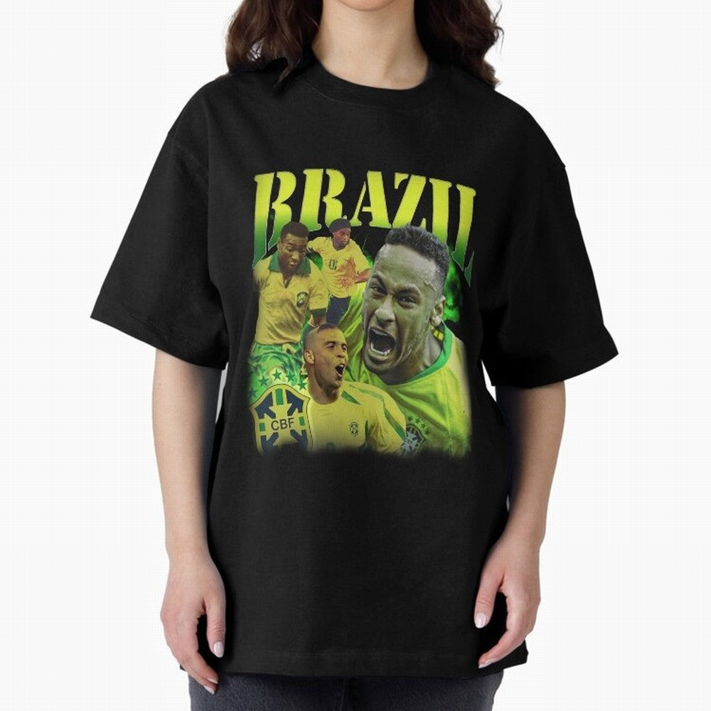 Neymar Brazil Vintage Essential T-Shirt Show Your Stadium Side during Global Football Passion for FIFA World Cup 2026 Group Stage, Connected to Messi, Neymar and Mbappe, Argentina, France and Brazil, Match Day Excitement, Supporter Culture, Golden
