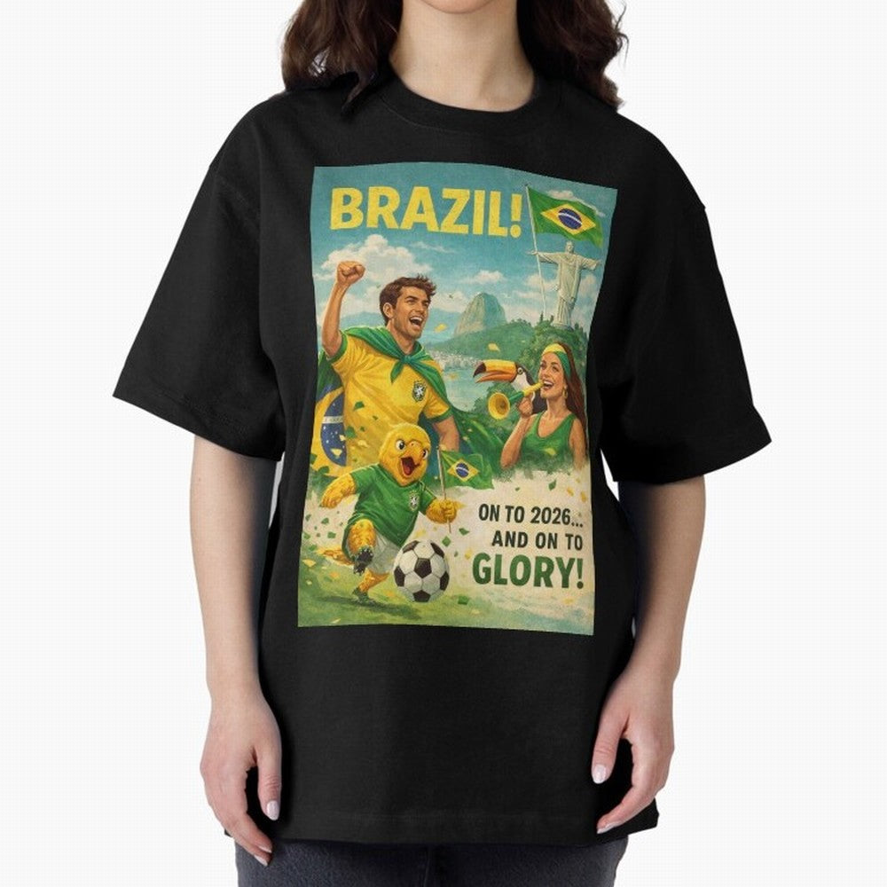 Brazil Rio de Janeiro Christ the Redeemer Sugarloaf Mountain FIFA World Cup 2026 Football Celebration Classic T-Shirt Show Your Stadium Side during FIFA World Cup 2026 USA Canada Mexico Capturing CR7, Spain Energy, Fan Favorite Moments, National