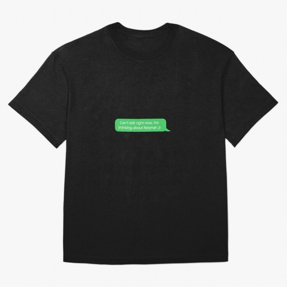 Can't talk right now, I'm thinking about Neymar Jr Green Text Classic T-Shirt Fuel Your Fan Pride for Global Football Passion for FIFA World Cup 2026 USA Canada Mexico, Capturing Haaland and Mbappe, England, Vintage Soccer Flavor, Modern Football