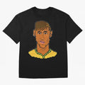 Neymar Jr Oversized T-Shirt Support FIFA World Cup 2026 USA Canada Mexico for Fans of Cristiano Ronaldo and Argentina, France and Brazil, Bringing Global Supporter Spirit, Legendary Goals, National Colors and Tournament Celebration; Perfect for