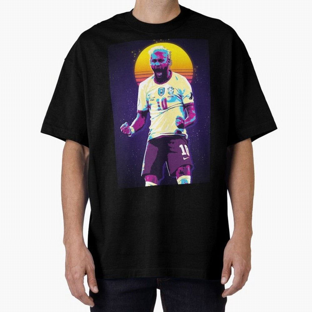 Neymar Jr selebration retro 80s Classic T-Shirt Capture FIFA World Cup 2026 USA Canada Mexico for Fans of Neymar, Haaland and Cristiano Ronaldo and France, Bringing Championship Spirit, Famous Goals, Roaring Crowds and International Football Unity;