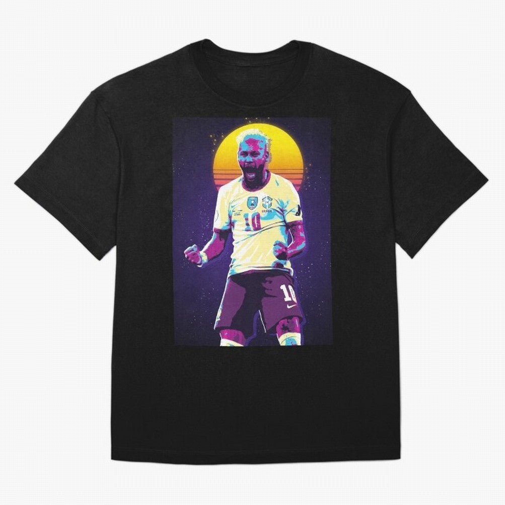 Neymar Jr selebration retro 80s Classic T-Shirt Capture FIFA World Cup 2026 USA Canada Mexico for Fans of Neymar, Haaland and Cristiano Ronaldo and France, Bringing Championship Spirit, Famous Goals, Roaring Crowds and International Football Unity;