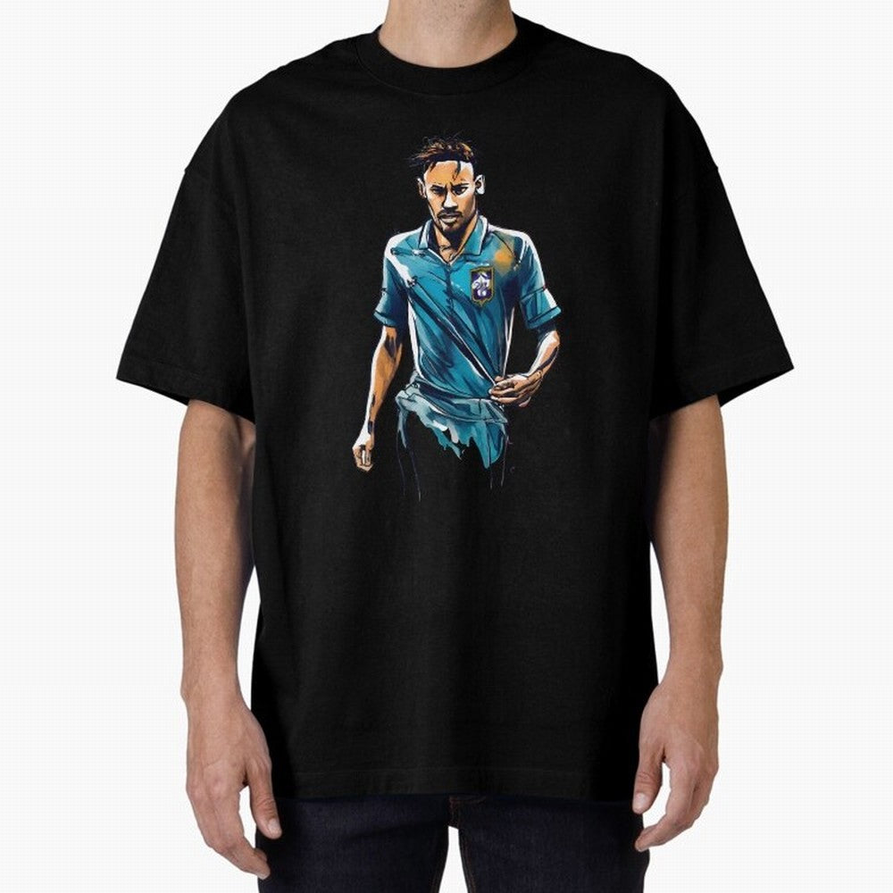 Neymar Jr watercolor drawing Classic T-Shirt Bring Match Day Fire to FIFA World Cup 2026 USA Canada Mexico for Fans of Haaland and Brazil, Bringing Classic Soccer Heritage, Championship Pressure, Fan Loyalty and International Pride; Created for