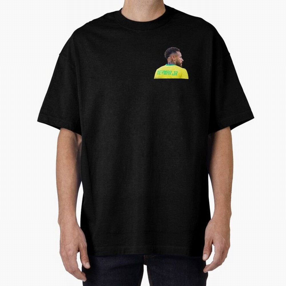 Neymar jr Oversized T-Shirt Turn Up for Match Day Hype around FIFA World Cup 2026, Messi, CR7 and Mbappe, Brazil, Portugal and Argentina, Retro Football Energy, Iconic Rivalries, Trophy Chase Drama and Stadium Atmosphere; Ideal for Fans Who Follow