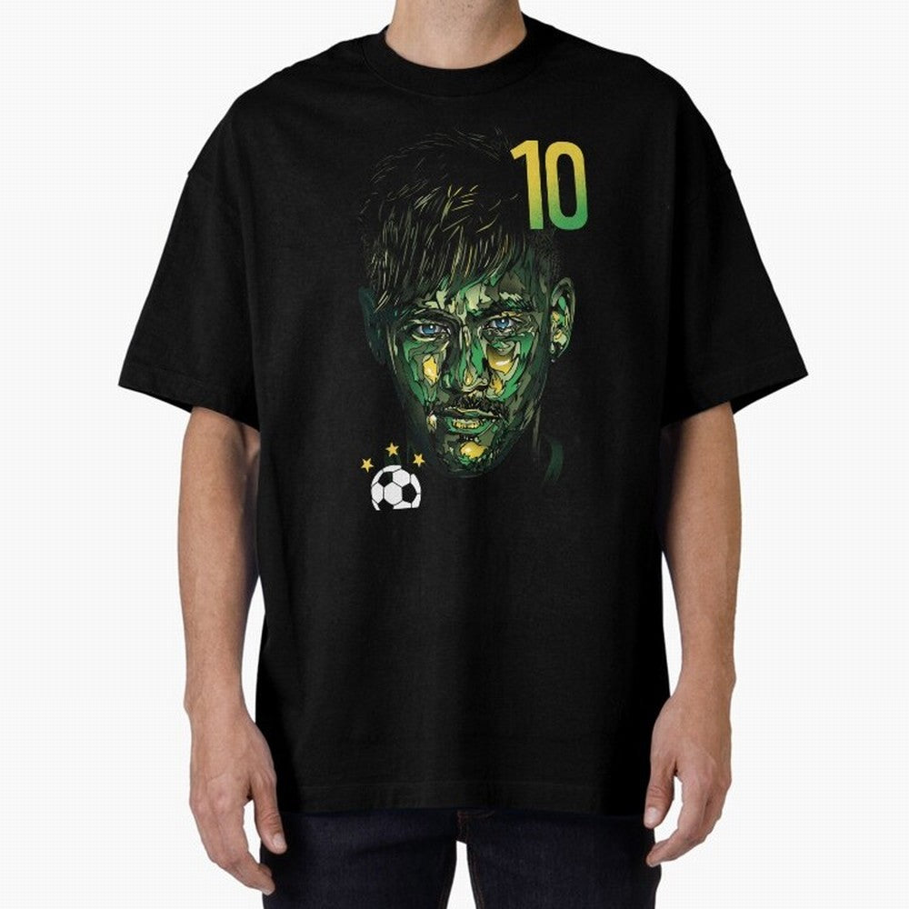 Neymar Jr. Oversized T-Shirt Celebrate Football Dreams Across the FIFA World Cup 2026 USA Canada Mexico Journey through Mbappe and Neymar Highlights, England and Germany Pride, Football Passion, Legendary Performances, Festival Vibes and Supporter