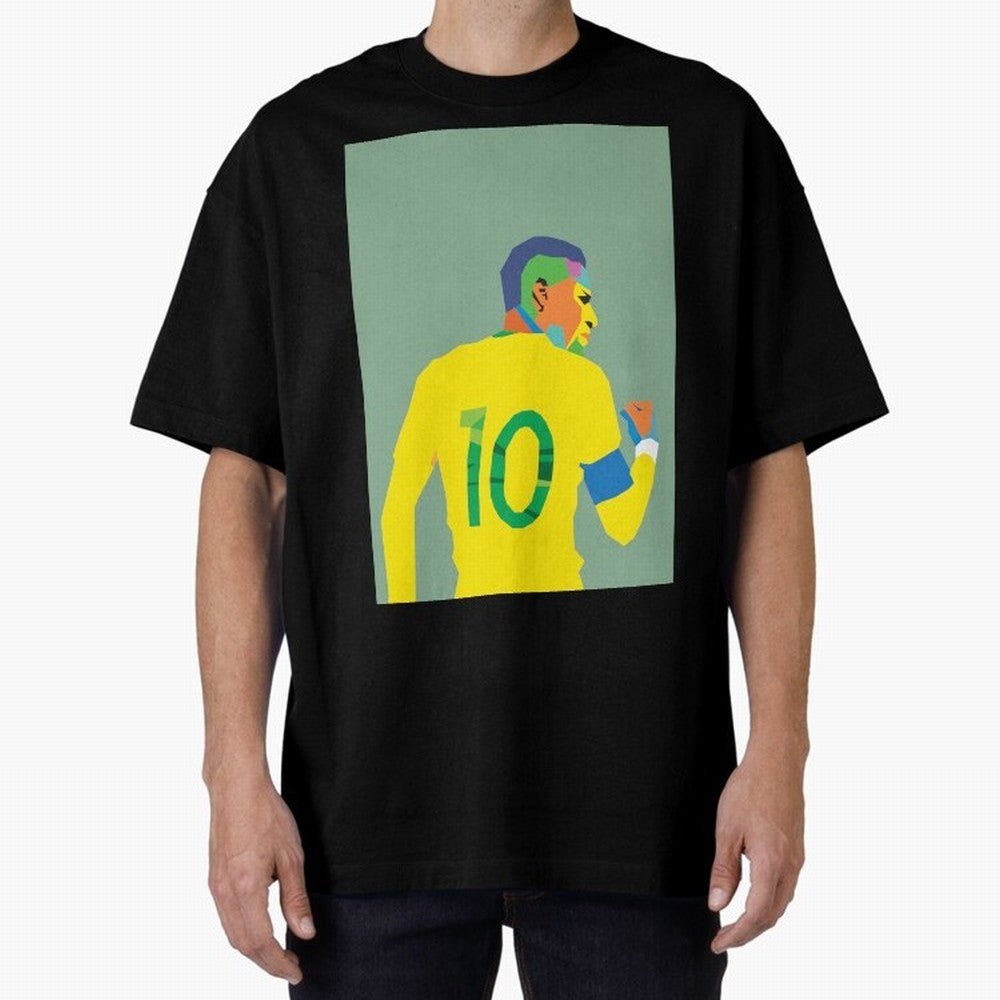 Neymar Jr Oversized T-Shirt Bring Stadium Energy to Match Day Hype around FIFA World Cup 2026, Haaland, Germany, Soccer Culture, Superstar Moments, National Team Dreams and Competitive Fire; Ideal for Passionate Fans Who Love Underdog Stories,