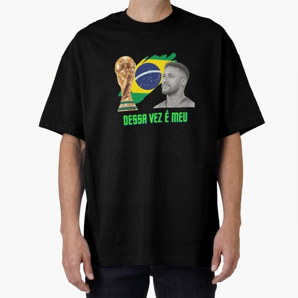 Neymar World Cup Classic T-Shirt Join the Countdown to FIFA World Cup 2026 Group Stage Spirit, with Brazil, Portugal and Argentina, CR7, Football History, Final Match Energy, Crowd Noise and Once in a Lifetime Moments; Perfect for Fans, Collectors,