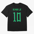 Neymar Jr #10 (Brazil) Oversized T-Shirt Celebrate Unforgettable Nights in Match Day Hype around FIFA World Cup 2026, Haaland, France and Portugal, Classic Soccer Heritage, Championship Pressure, Fan Loyalty and International Pride; Made for Die