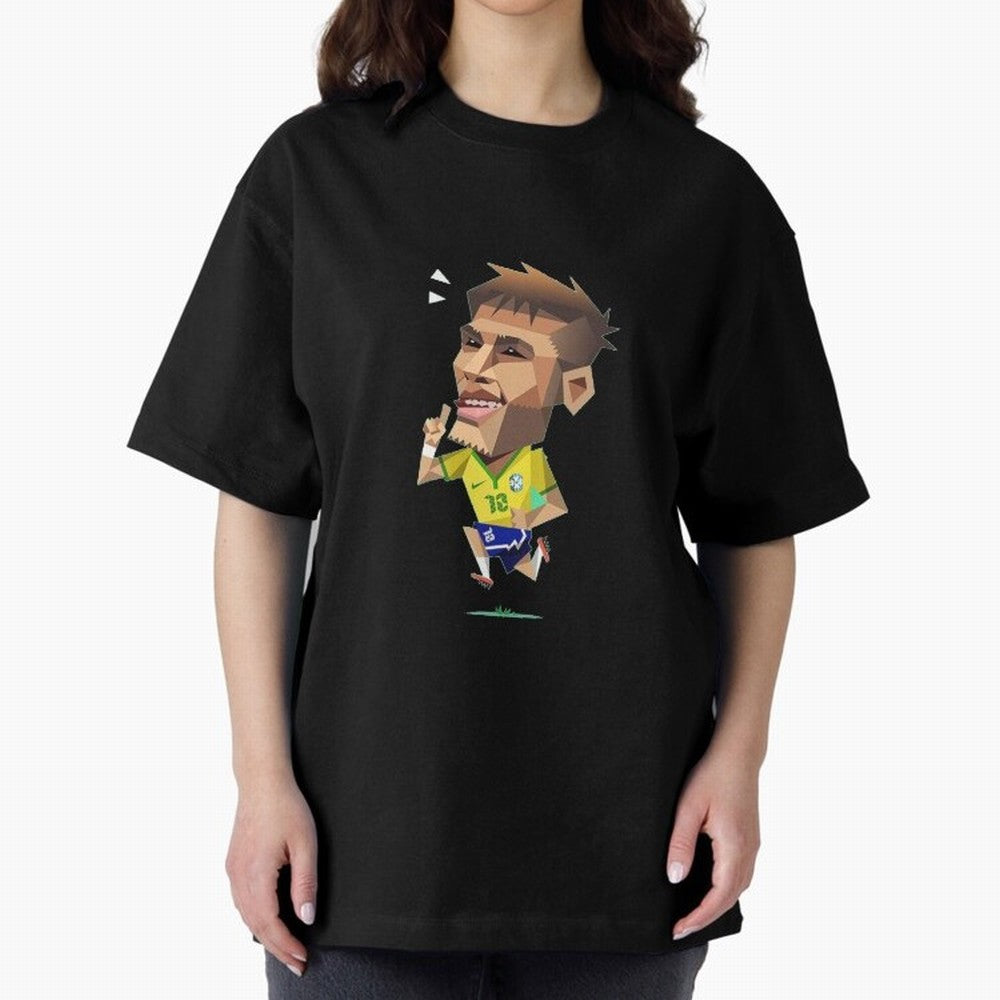 Neymar Brasil Classic T-Shirt Support Your Favorite Stars during Global Football Passion for FIFA World Cup 2026, Centered on Messi, CR7 and Mbappe, France and Portugal, Championship Spirit, Famous Goals, Roaring Crowds and International Football
