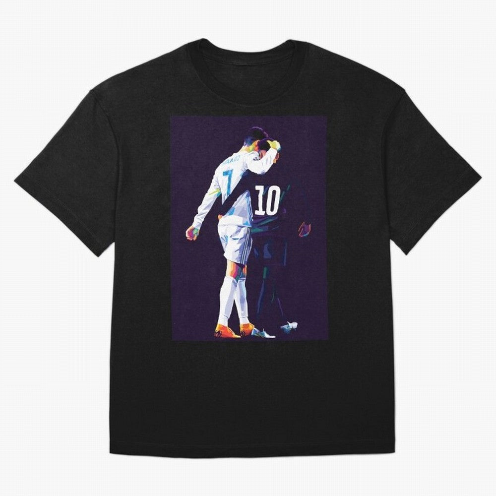 Neymar x Ronaldo Wpap Pop Art Classic T-Shirt Cheer through Every Moment of Global Football Passion for FIFA World Cup 2026, Inspired by Mbappe, Spain, Football Festival Excitement, Trophy Ambitions, Country Rivalries and Star Player Buzz; Perfect