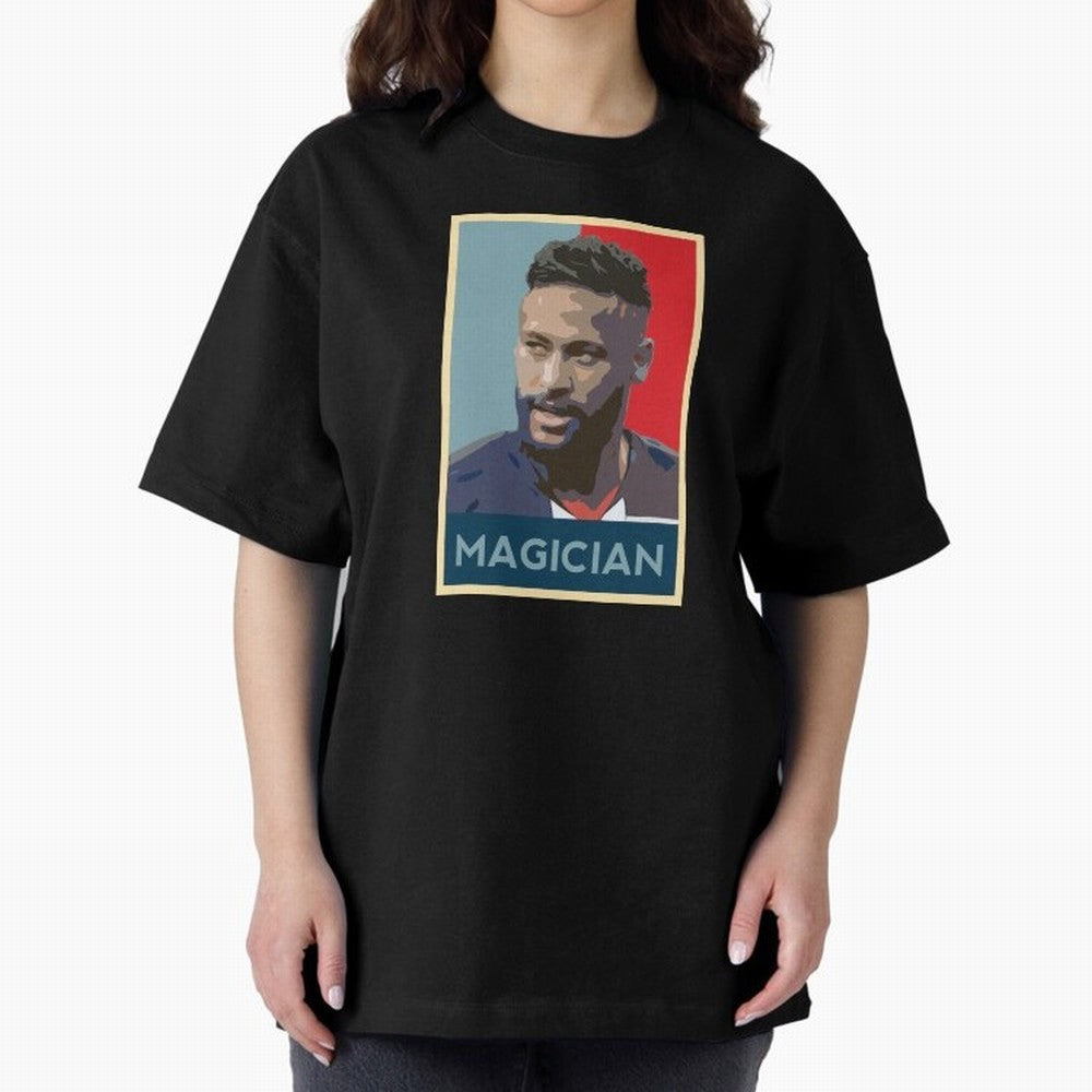 Neymar Hope Poster Classic T-Shirt Make Every Match About Match Day Hype around FIFA World Cup 2026, Haaland and Mbappe, Spain and Netherlands, Vintage Soccer Flavor, Modern Football Stars, National Flags and Final Night Emotion; Great for Watch
