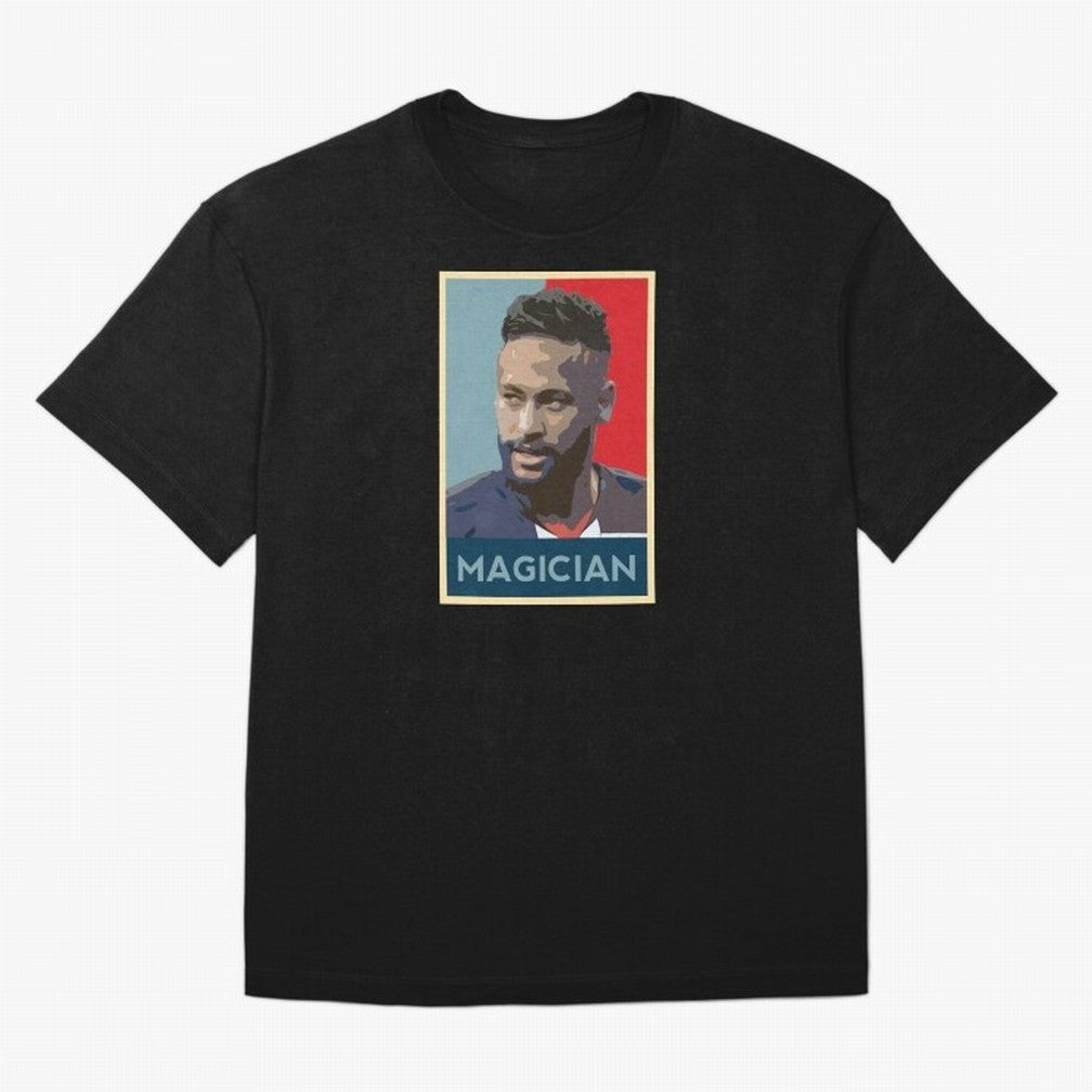 Neymar Hope Poster Classic T-Shirt Make Every Match About Match Day Hype around FIFA World Cup 2026, Haaland and Mbappe, Spain and Netherlands, Vintage Soccer Flavor, Modern Football Stars, National Flags and Final Night Emotion; Great for Watch
