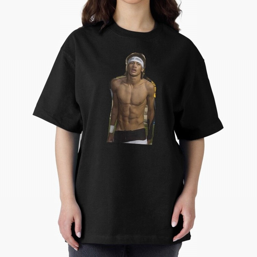 NEYMAR JR - OIL PAINTING PRINT Classic T-Shirt Bring a Champion Mindset to FIFA World Cup 2026 Group Stage Spirit, Highlighting Argentina, France and Brazil, Haaland and Mbappe, Championship Spirit, Famous Goals, Roaring Crowds and International
