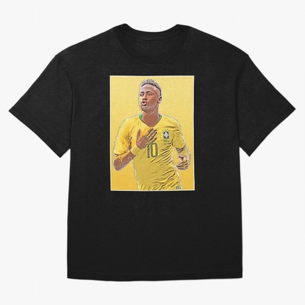Neymar Oversized T-Shirt Relive FIFA World Cup 2026 USA Canada Mexico Driven by Mbappe and Neymar, Brazil Energy, Football Festival Excitement, Trophy Ambitions, Country Rivalries and Star Player Buzz; Made for Die Hard Supporters, Soccer Lovers,