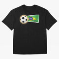 BRAZIL - BRAZILIAN FOOTBALL STICKER Classic T-Shirt Bring Match Day Fire to FIFA World Cup 2026 for Fans of Messi, CR7 and Mbappe and Portugal, Bringing Goal Celebration Energy, Supporter Heritage, Football Icons and Worldwide Tournament Joy; Ideal