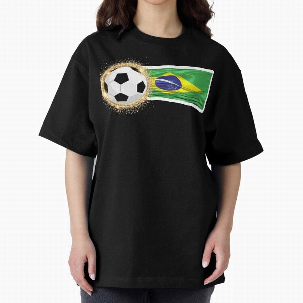 BRAZIL - BRAZILIAN FOOTBALL STICKER Classic T-Shirt Bring Match Day Fire to FIFA World Cup 2026 for Fans of Messi, CR7 and Mbappe and Portugal, Bringing Goal Celebration Energy, Supporter Heritage, Football Icons and Worldwide Tournament Joy; Ideal