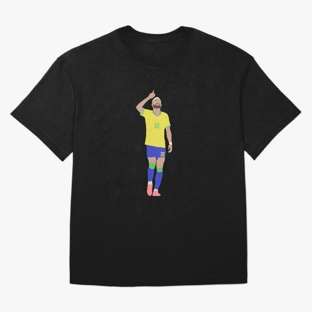 Neymar Brazil Football Captain Oversized T-Shirt Celebrate the Magic of the FIFA World Cup 2026 Journey through Messi and Cristiano Ronaldo Highlights, Brazil Pride, Goal Celebration Energy, Supporter Heritage, Football Icons and Worldwide