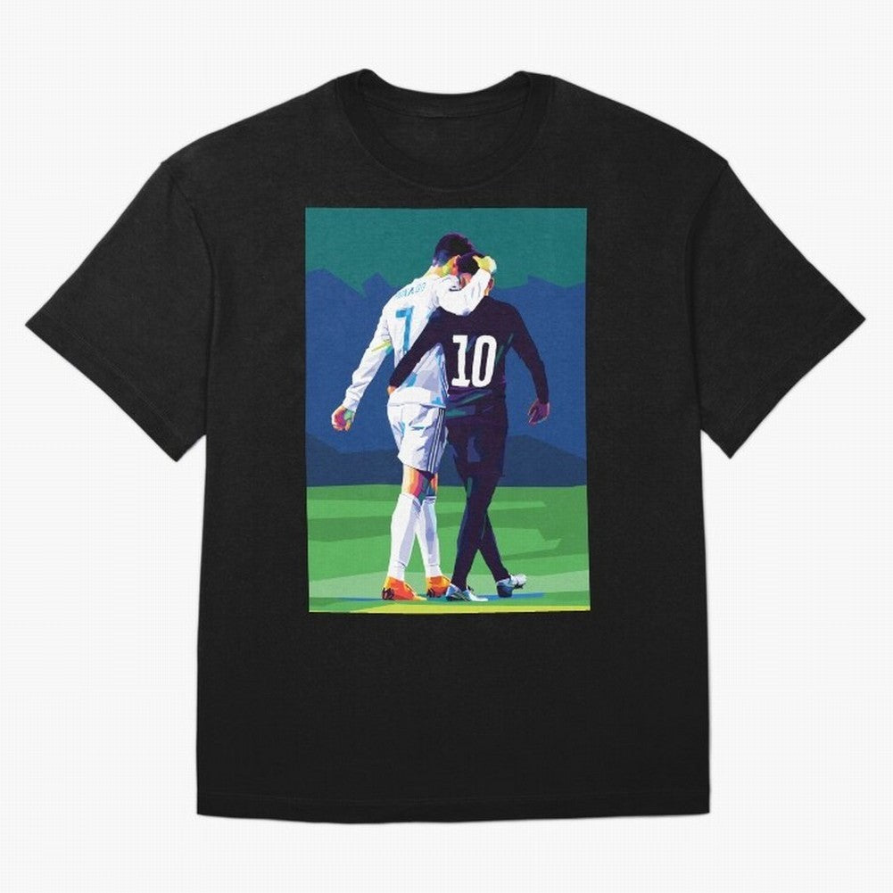 Ronaldo x Neymar Wpap Art Classic T-Shirt Join Global Football Passion for FIFA World Cup 2026 Group Stage, Built around Mbappe, Argentina and Brazil, Retro Football Energy, Iconic Rivalries, Trophy Chase Drama and Stadium Atmosphere; Ideal for