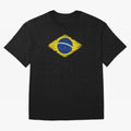 Brazil Flag Design Oversized T-Shirt Stand Out with Spirit from FIFA World Cup 2026 Group Stage with Neymar, England and Germany Energy, Retro Football Energy, Iconic Rivalries, Trophy Chase Drama and Stadium Atmosphere; Built for Supporters