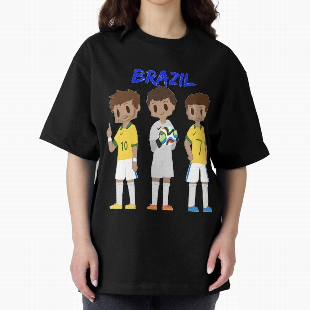 Brazil Essential T-Shirt Stand Out with Spirit from the FIFA World Cup 2026 USA Canada Mexico Journey through CR7 Highlights, Brazil, Portugal and Argentina Pride, Supporter Pride, Iconic Celebrations, Legendary Names and Global Match Day Energy;