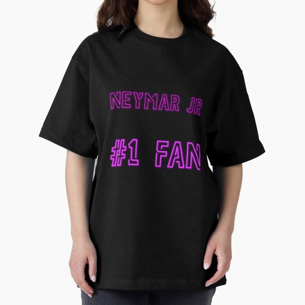 Neymar Jr #1 fan Oversized T-Shirt Bring International Match Energy to FIFA World Cup 2026 USA Canada Mexico for Fans of Messi, Neymar and Mbappe and Brazil, Bringing Game Day Rituals, Football Legends, Country Pride and the Road to the Final;