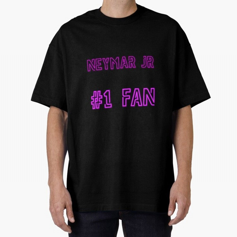 Neymar Jr #1 fan Oversized T-Shirt Bring International Match Energy to FIFA World Cup 2026 USA Canada Mexico for Fans of Messi, Neymar and Mbappe and Brazil, Bringing Game Day Rituals, Football Legends, Country Pride and the Road to the Final;