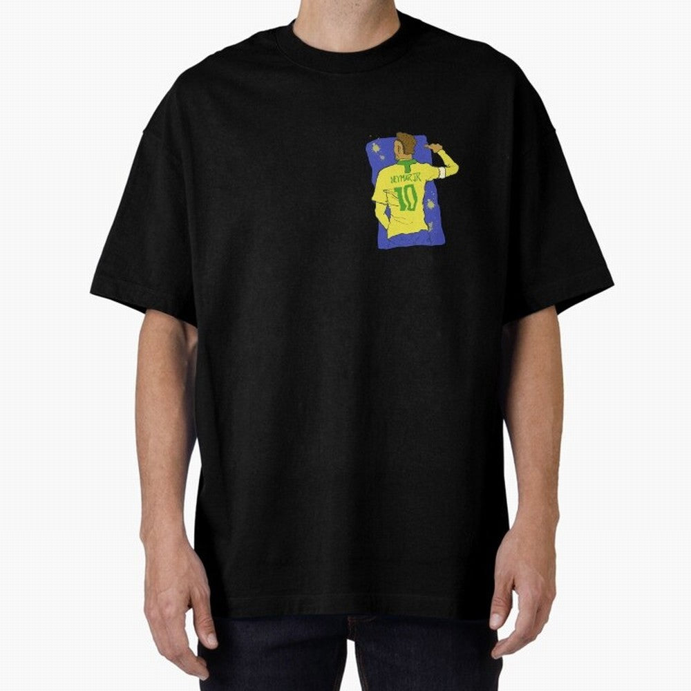 Neymar Jr. in Brazilian Glory Oversized T-Shirt Keep the Match Day Mood of FIFA World Cup 2026 USA Canada Mexico Spirit, Built around Brazil, Portugal and Argentina, Mbappe and Neymar, Match Day Excitement, Supporter Culture, Golden Goals and