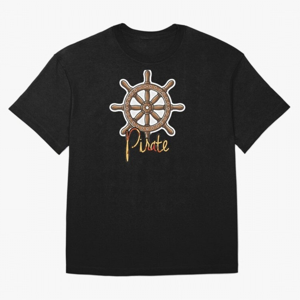 pirate, steering wheel, wheel, pirates of the Caribbean, Brandon brown, wooden, fashionista pop art, neymar jr art, Oversized T-Shirt Experience FIFA World Cup 2026 Group Stage Centered on Cristiano Ronaldo, Brazil, Portugal and Argentina Energy,