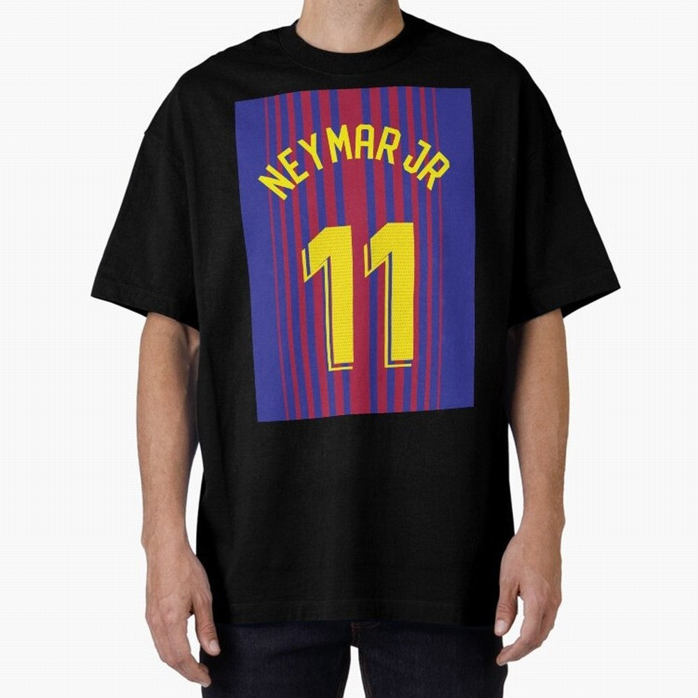 NEYMAR JR FOOTBALL SOCCER JERSEY BARCELONA Oversized T-Shirt Relive the Noise and Pride of FIFA World Cup 2026 USA Canada Mexico with Messi and Cristiano Ronaldo, Argentina Energy, Stadium Chants, National Pride, Trophy Dreams and Unforgettable