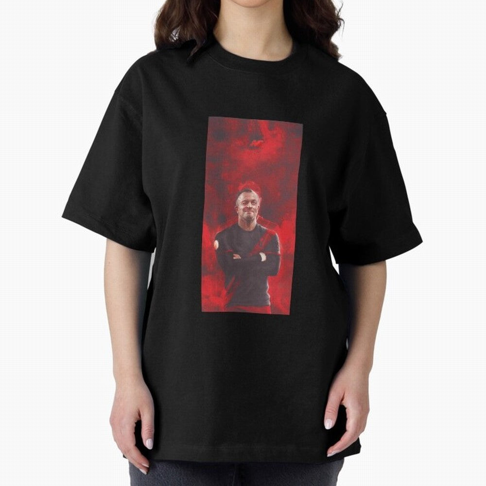 Xherdan Shaqiri Oversized T-Shirt Bring Trophy Dreams to FIFA World Cup 2026 Group Stage Spirit, Centered on Brazil, Portugal and Argentina, Haaland, Vintage Soccer Flavor, Modern Football Stars, National Flags and Final Night Emotion; Created for