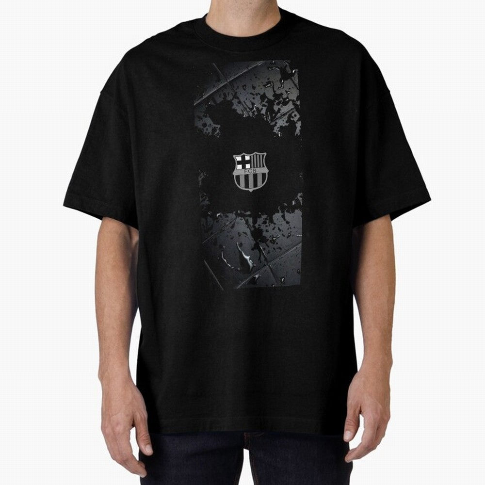 barcelona Oversized T-Shirt Show Championship Spirit for Match Day Hype around FIFA World Cup 2026 USA Canada Mexico, Mbappe and Neymar, England and Germany, Match Day Excitement, Supporter Culture, Golden Goals and Global Football Passion; Great