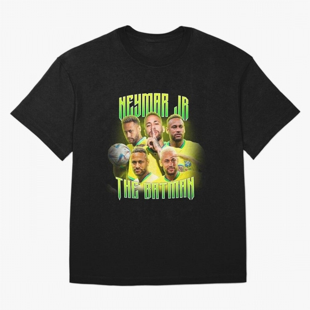 Neymar Jr Vintage Style Tee, Bootleg Tee, Bootleg T Shirt, Rap Tee Classic T-Shirt Show Support during FIFA World Cup 2026 USA Canada Mexico for Fans of Messi and Cristiano Ronaldo and Argentina, Bringing Soccer Culture, Superstar Moments, National