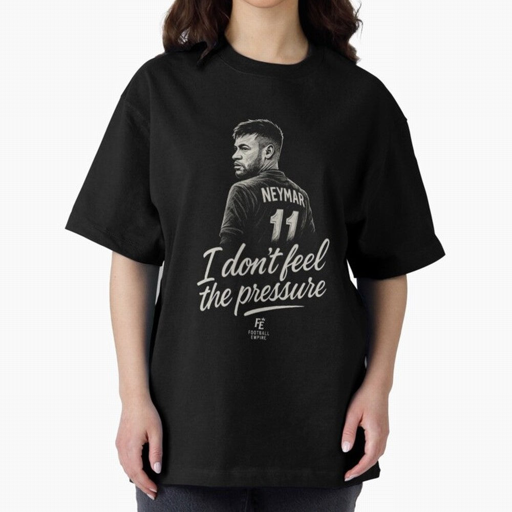 I Don¡¯t Feel The Pressure ¨C Neymar Inspired Street Football Art | Football Empire Classic T-Shirt Share FIFA World Cup 2026 Group Stage Spirit, Highlighting Portugal, Spain and Germany, Neymar, Global Supporter Spirit, Legendary Goals, National
