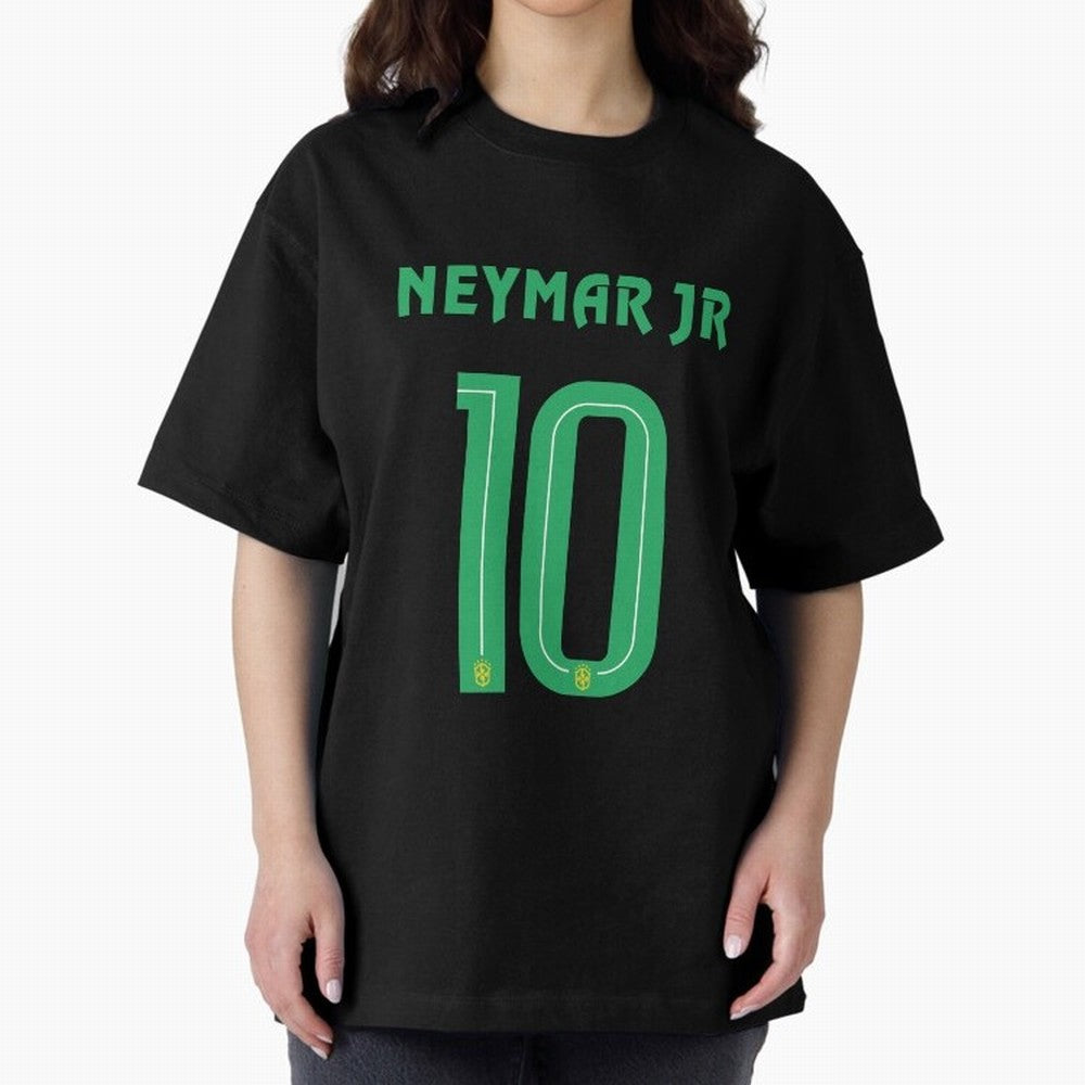 Brazil Neymar Jr 10 Shirt 2022-2023 Custom print Classic T-Shirt Celebrate Soccer Greatness during Global Football Passion for FIFA World Cup 2026, Filled with Messi, England and Germany, Stadium Chants, National Pride, Trophy Dreams and