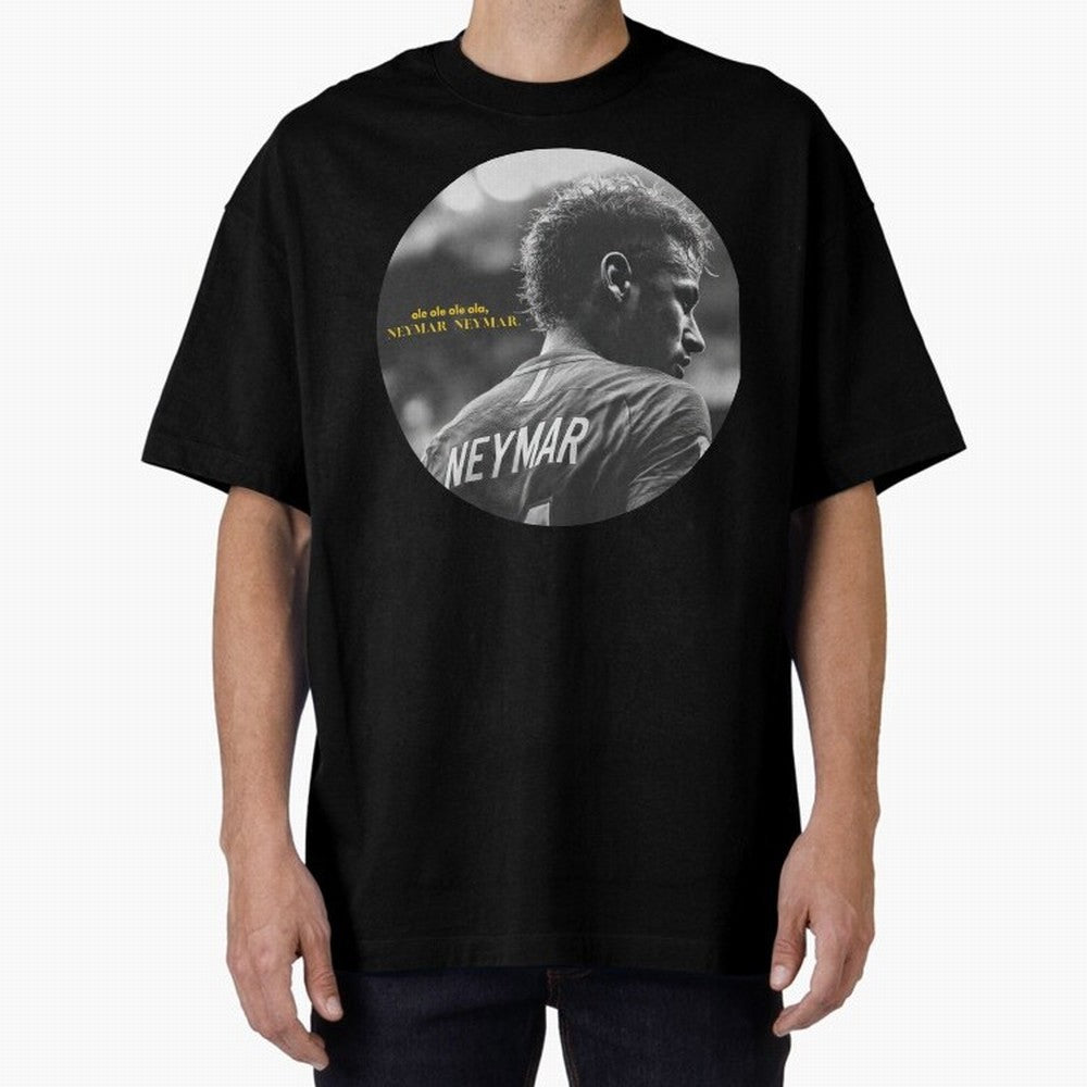 Neymar Ole Ole Ole Premium T-Shirt Celebrate National Team Dreams in FIFA World Cup 2026 Made for Messi and Cristiano Ronaldo, Brazil, Portugal and Argentina Energy, Fan Favorite Moments, National Team Passion, Big Match Drama and Soccer History;